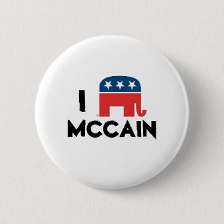 I Liebe McCain Knopf Button