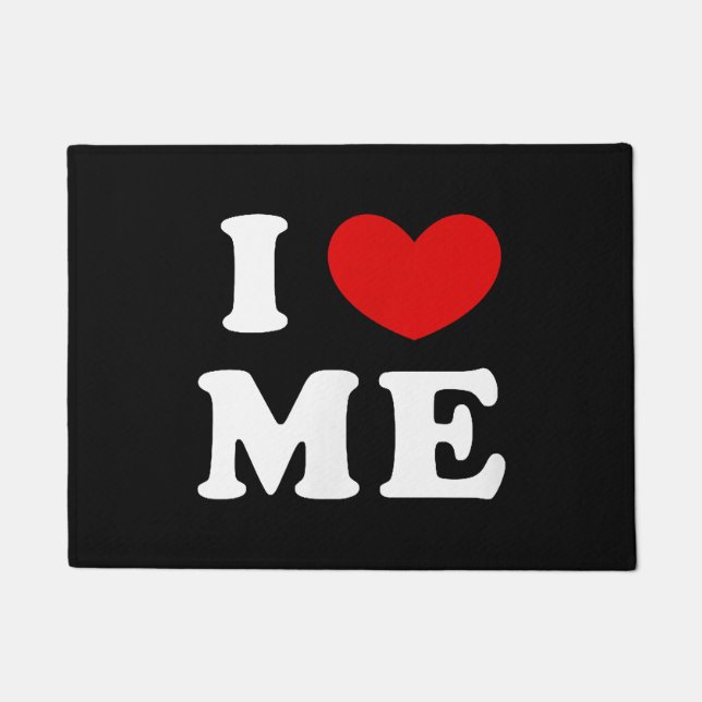 I LIEBE ME FUßMATTE (Vorderseite)