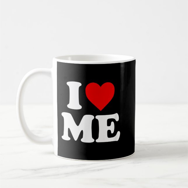 I Liebe ME Heart Maine Kaffeetasse (Links)