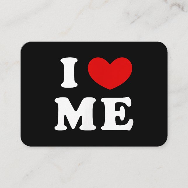 I LIEBE ME VISITENKARTE (Vorderseite)