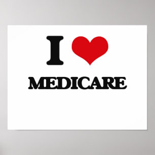 I Liebe Medicare Poster