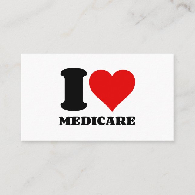I LIEBE MEDICARE VISITENKARTE (Vorderseite)
