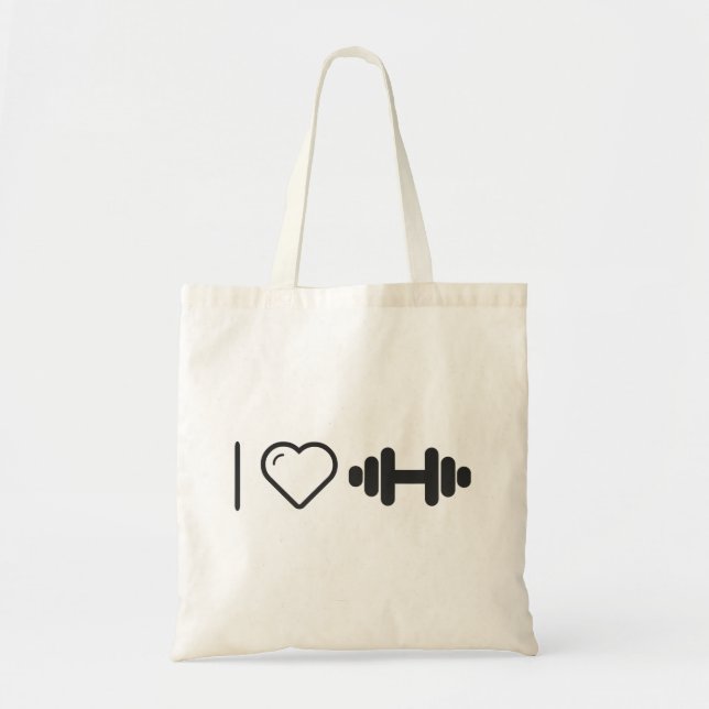 I Liebe-MediumDumbbells Tragetasche (Vorne)