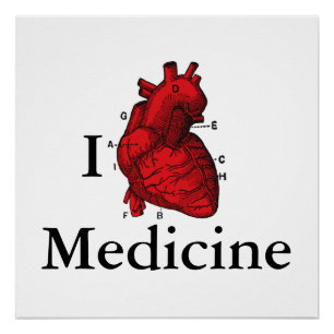 I Liebe Medizin Poster