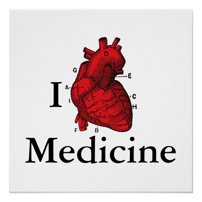 I Liebe Medizin Poster (Vorderseite)