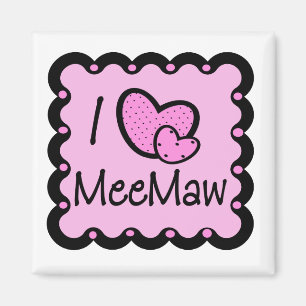 I Liebe MeeMaw Niedlich T - Shirt Magnet