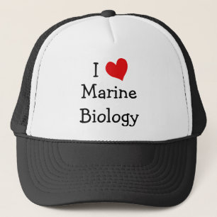I Liebe Meeresbiologie Truckerkappe
