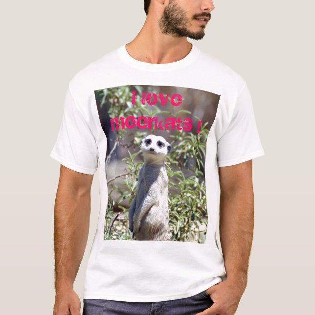 I Liebe Meerkats T - Shirt (Vorderseite)