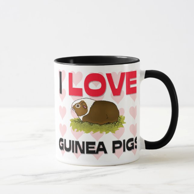 I Liebe-Meerschweinchen Tasse (Rechts)