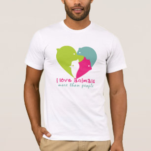 i Liebe mehr als Menschen T-Shirt