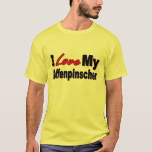 I Liebe mein Affenpincher T-Shirt