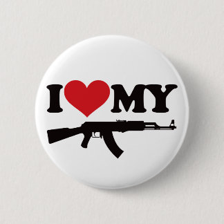 I Liebe mein AK47 Button
