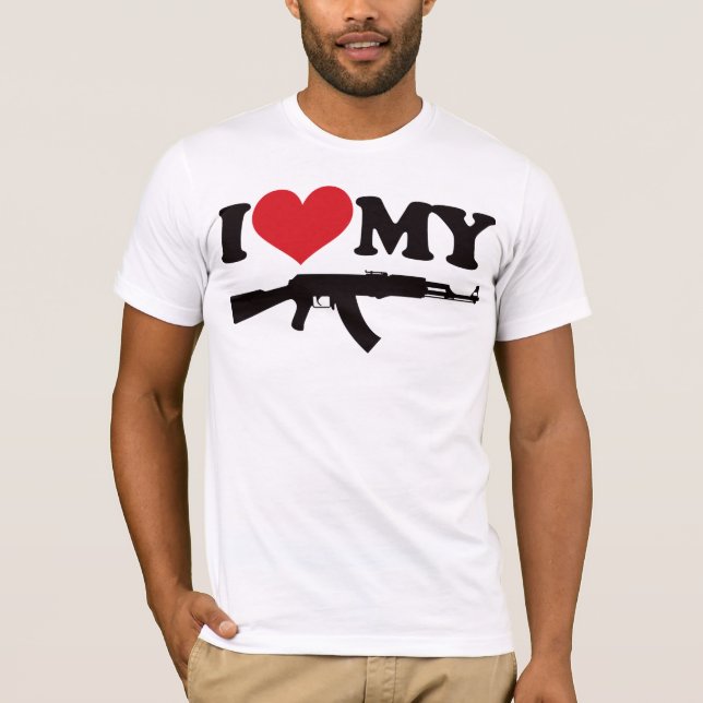 I Liebe mein AK47 T-Shirt (Vorderseite)