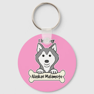 I Liebe mein alaskischer Malamute Schlüsselanhänger
