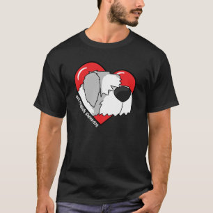 I Liebe mein altes englisches T-Shirt