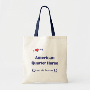 I Liebe mein amerikanisches Viertelpferd Tragetasche