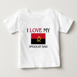 I Liebe mein angolanischer Vater Baby T-shirt