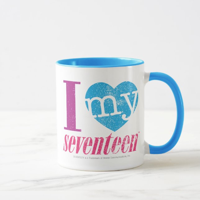 I Liebe mein Aqua 17 Tasse (Rechts)