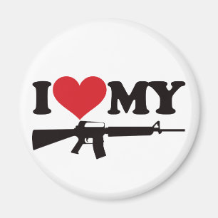 I Liebe mein AR15 Magnet
