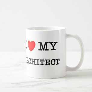 I Liebe mein ARCHITEKT Kaffeetasse