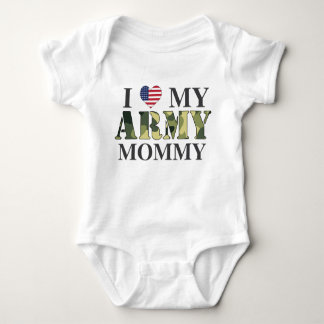 I Liebe mein Armee-Mama-Säuglings-T - Shirt