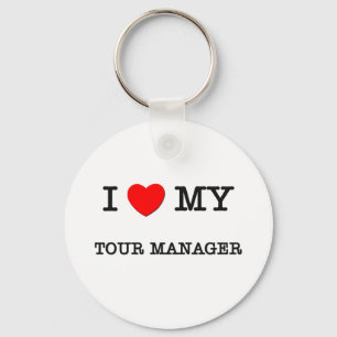 I Liebe mein AUSFLUG-MANAGER Schlüsselanhänger
