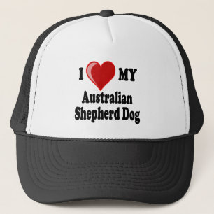 I Liebe mein australischer Schäfer-Hund Truckerkappe