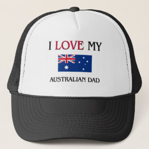 I Liebe mein australischer Vater Truckerkappe