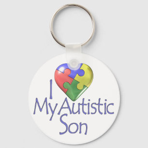 I Liebe mein autistischer Sohn Schlüsselanhänger