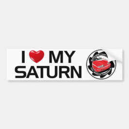 I Liebe mein Autoaufkleber Saturns SCCNA