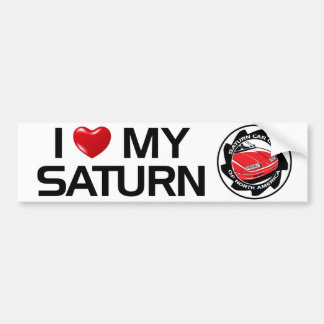 I Liebe mein Autoaufkleber Saturns SCCNA