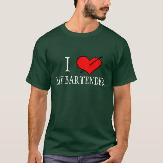 I Liebe mein Barkeeper T-Shirt