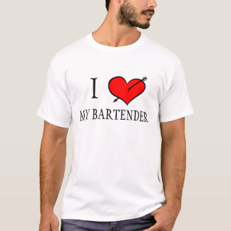 I Liebe mein Barkeeper T-Shirt