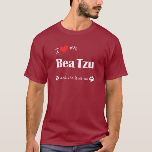 I Liebe mein Bea Tzu (weiblicher Hund) T-Shirt