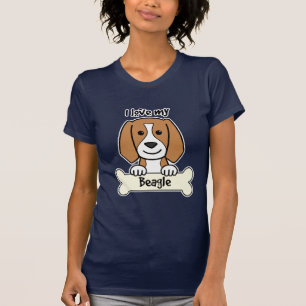 I Liebe mein Beagle T-Shirt