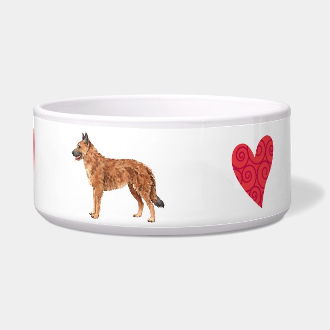 I Liebe mein belgischer Laekenois Napf (Vorderseite)