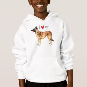 I Liebe mein belgischer Malinois Hoodie