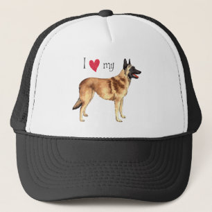 I Liebe mein belgischer Malinois Truckerkappe
