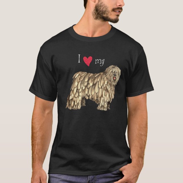 I Liebe mein Bergamasco T-Shirt (Vorderseite)