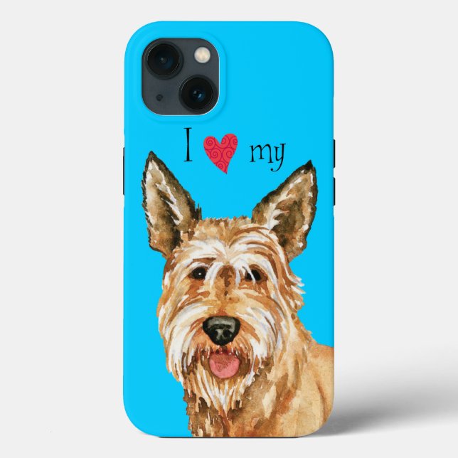 I Liebe mein Berger Picard Case-Mate iPhone Hülle (Rückseite)