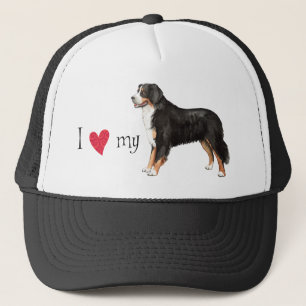 I Liebe mein Bernese Gebirgshund Truckerkappe
