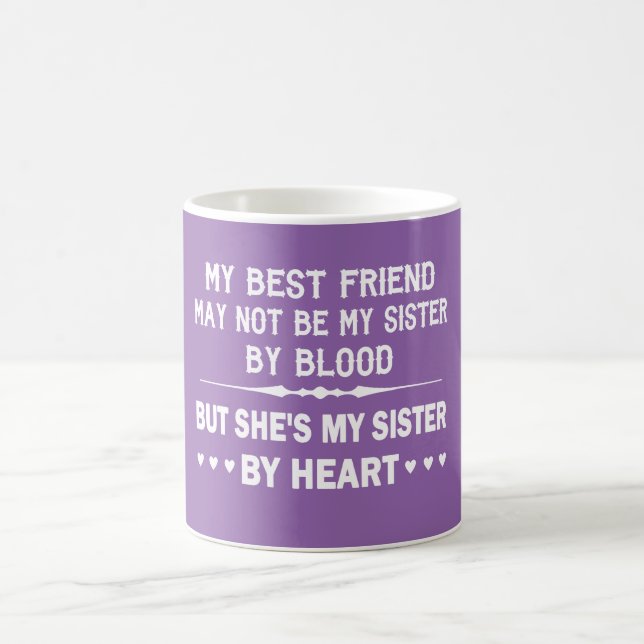 I LIEBE MEIN BESTER FREUND - MEINE SCHWESTER TASSE (Mittel)