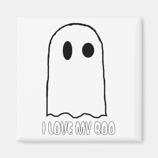 I LIEBE MEIN BOO MAGNET (Vorne)