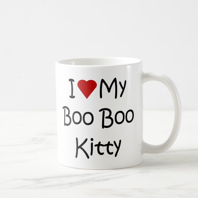 I Liebe mein BooBooKitty Kaffeetasse (Rechts)