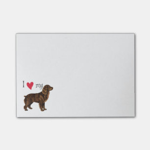 I Liebe mein Boykin Spaniel Post-it Klebezettel