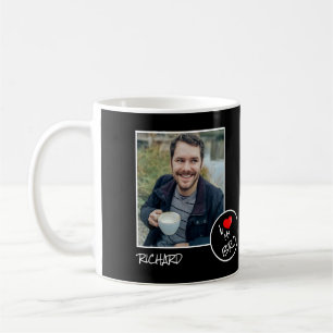 I Liebe Mein Bro, Custom Foto - Personalisiert Kaffeetasse