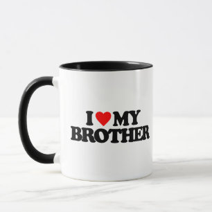 I LIEBE MEIN BRUDER TASSE