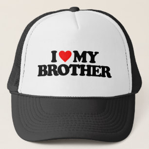 I LIEBE MEIN BRUDER TRUCKERKAPPE