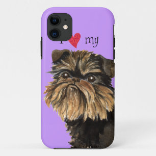 I Liebe mein Brüsseler Griffon Case-Mate iPhone Hülle