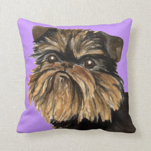 I Liebe mein Brüsseler Griffon Kissen